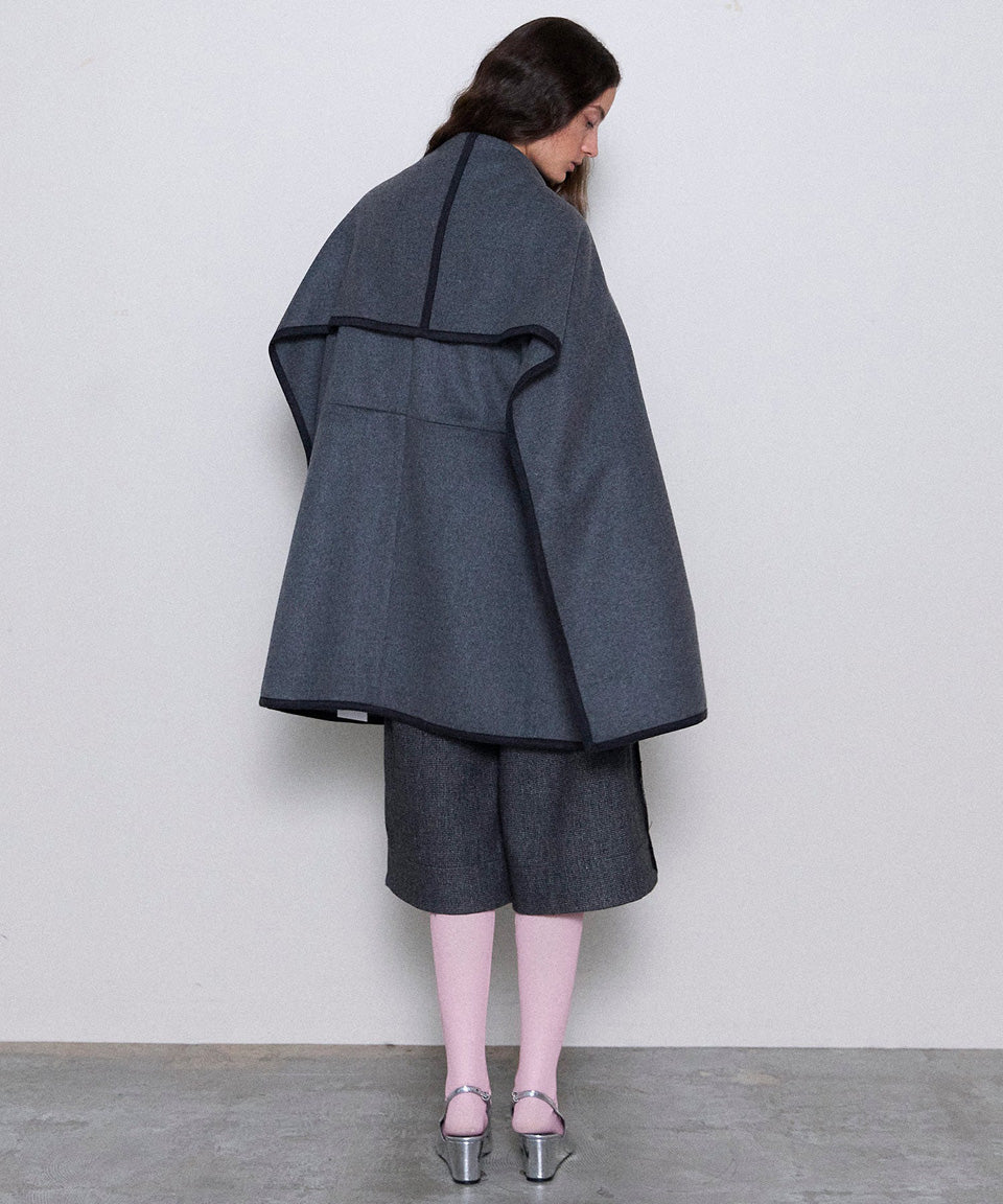 MAISON SPECIAL-【先行販売】Winter Scarf Tent Coat-NOWALL