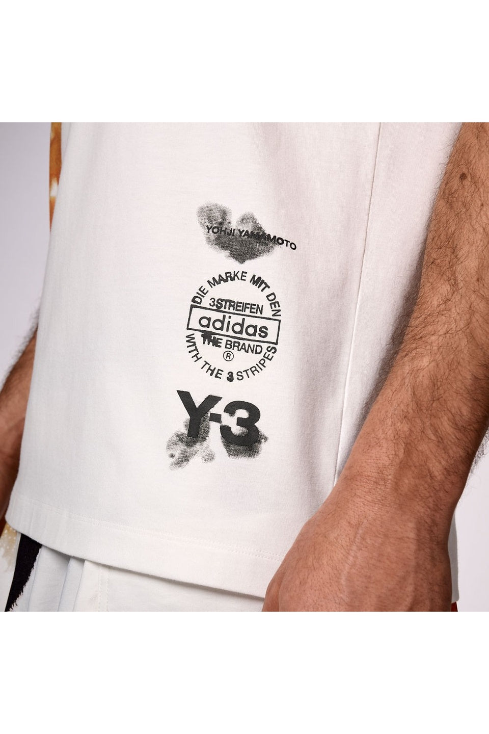 Y-3-Y-3 AOP Short Sleeve Tee-NOWALL