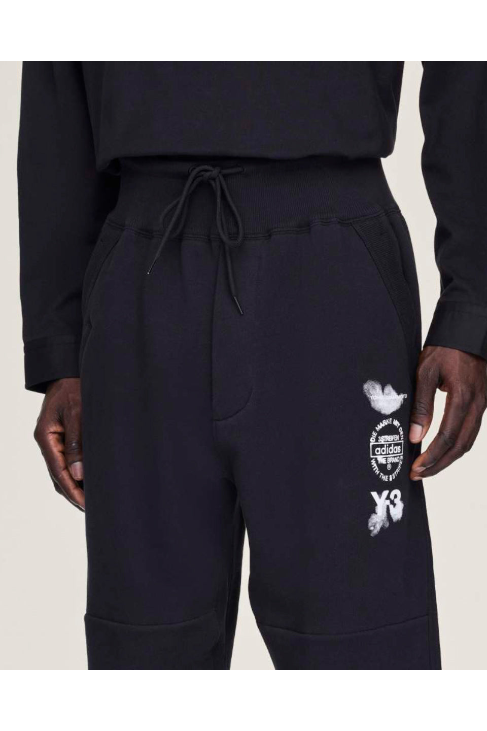 Y-3-Y-3 Cuff Track Pants-NOWALL