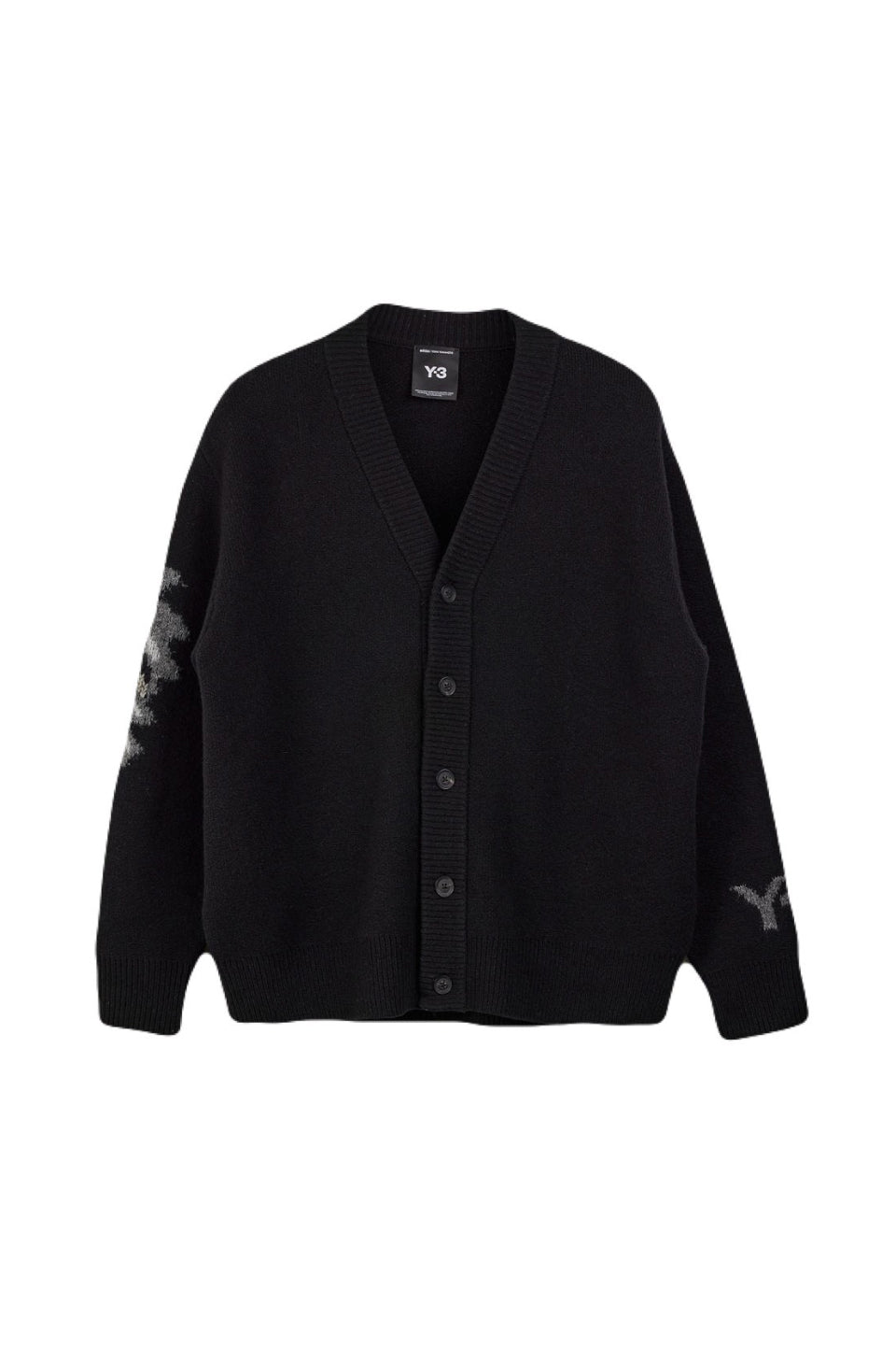 Y-3-GFX Knit Cardigan-NOWALL