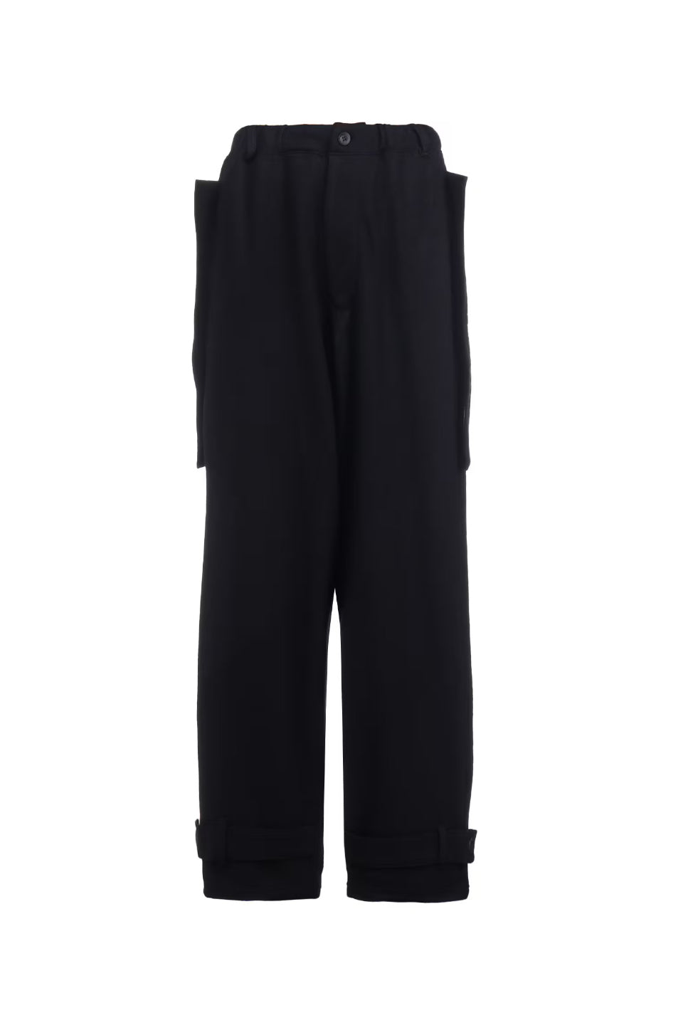 Yohji Yamamoto POUR HOMME-Soft Jersey Hem Tab Pants-NOWALL