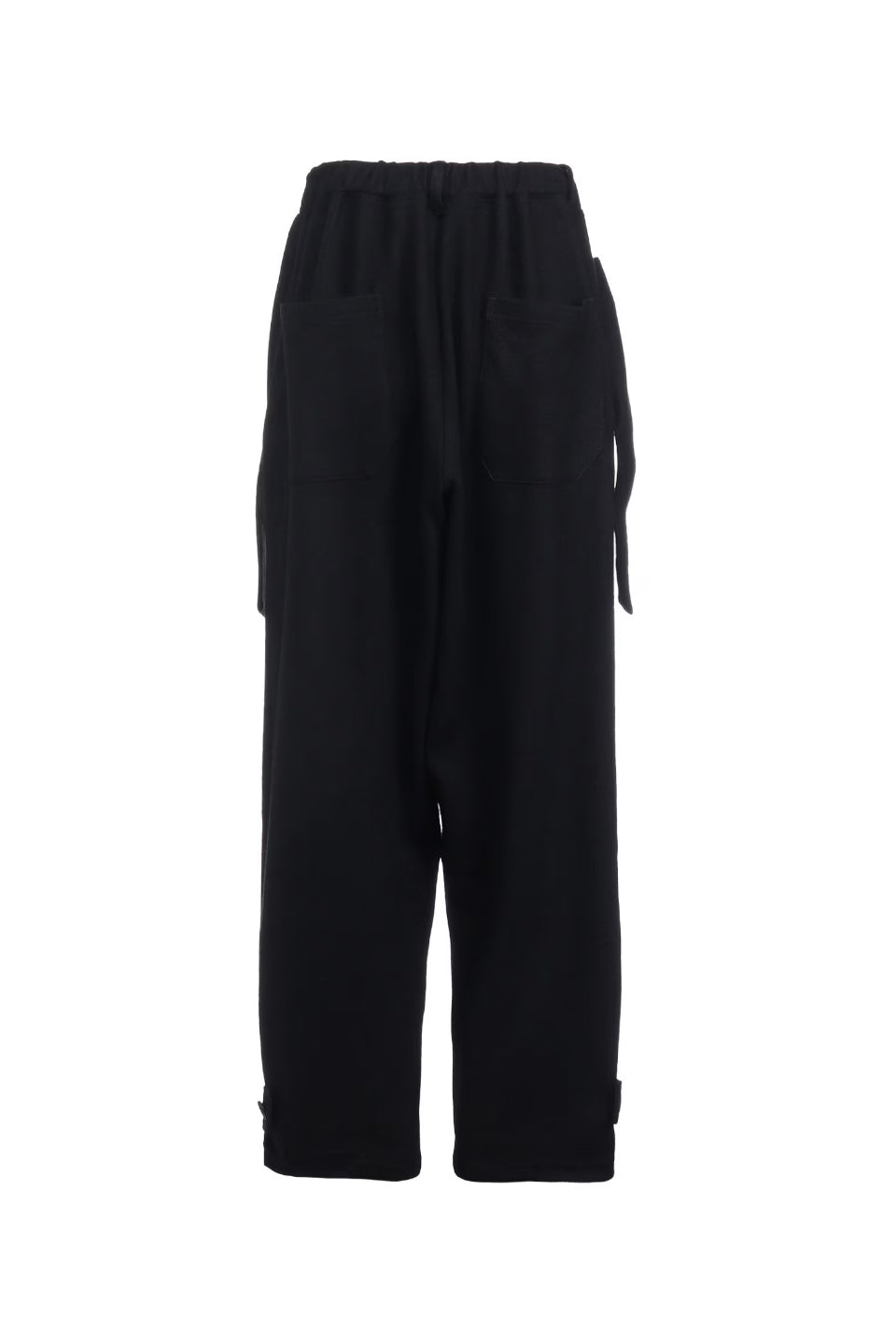 Yohji Yamamoto POUR HOMME-Soft Jersey Hem Tab Pants-NOWALL