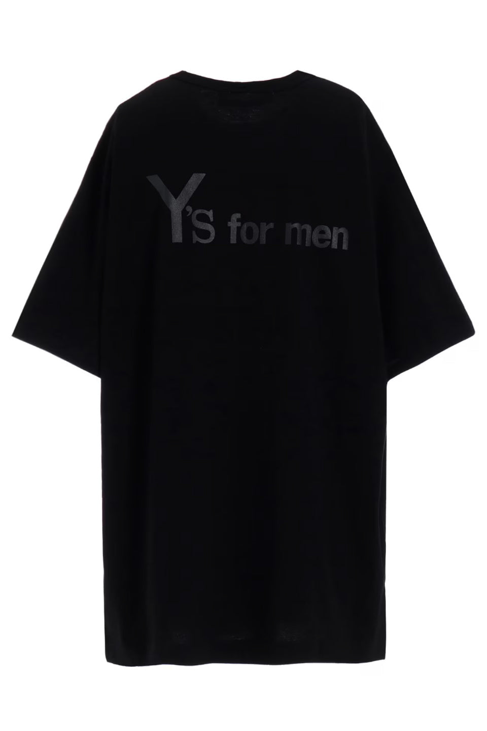 Y's for men-Y's for men Back Print Short Sleeve T-shirt-NOWALL