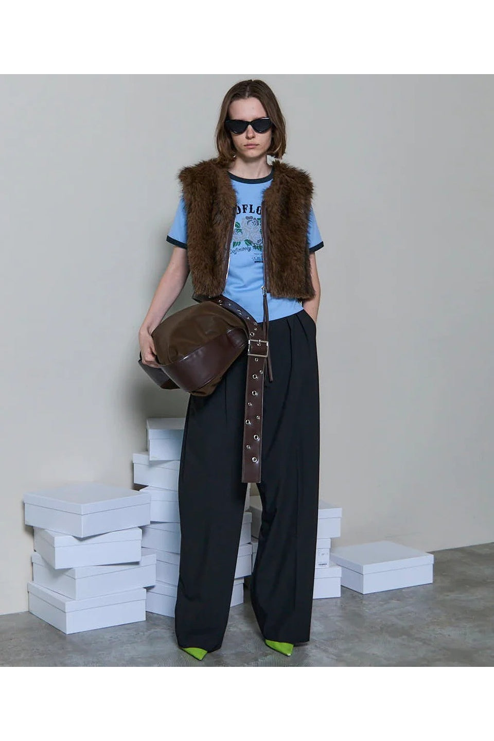 MAISON SPECIAL-【予約商品】Fur Vest-NOWALL