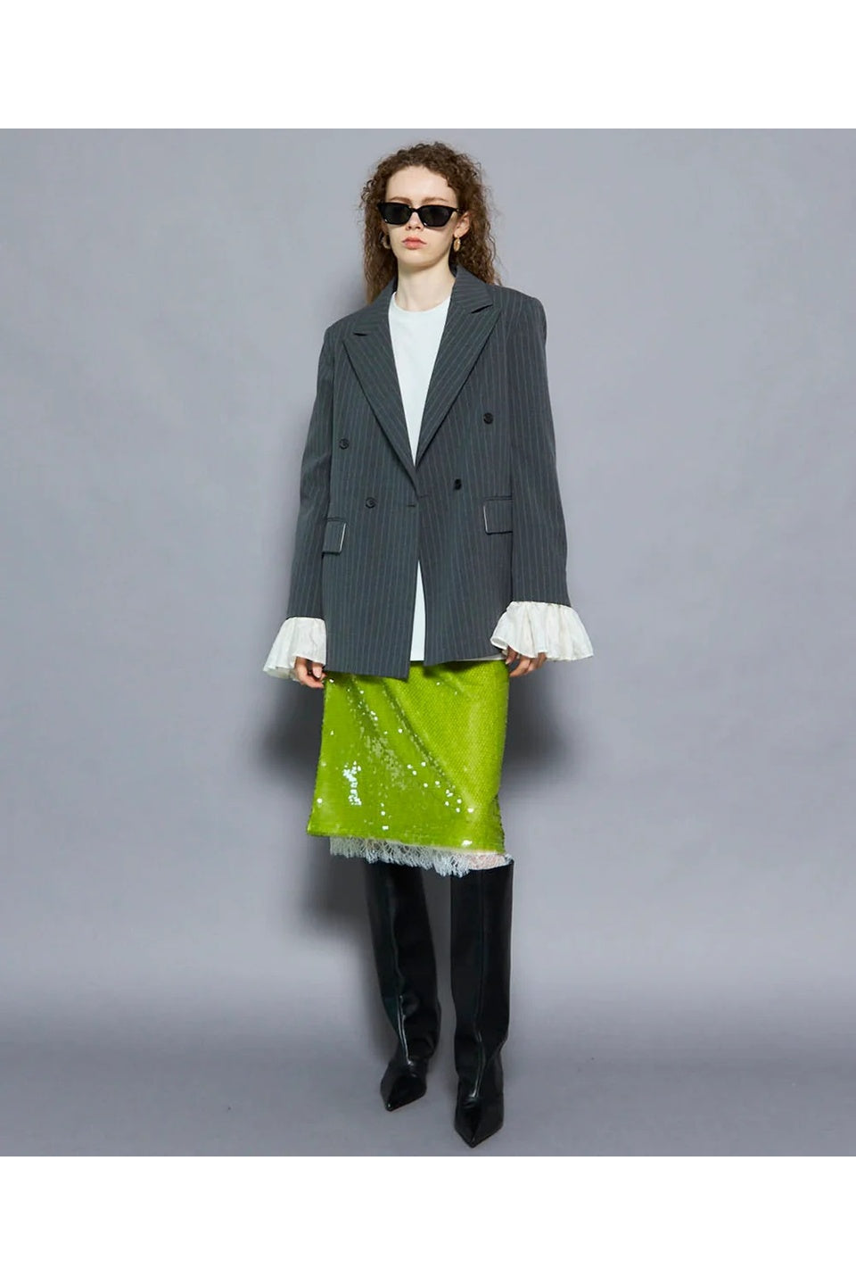 MAISON SPECIAL-【予約商品】Ruffle Sleeves Jacket-NOWALL