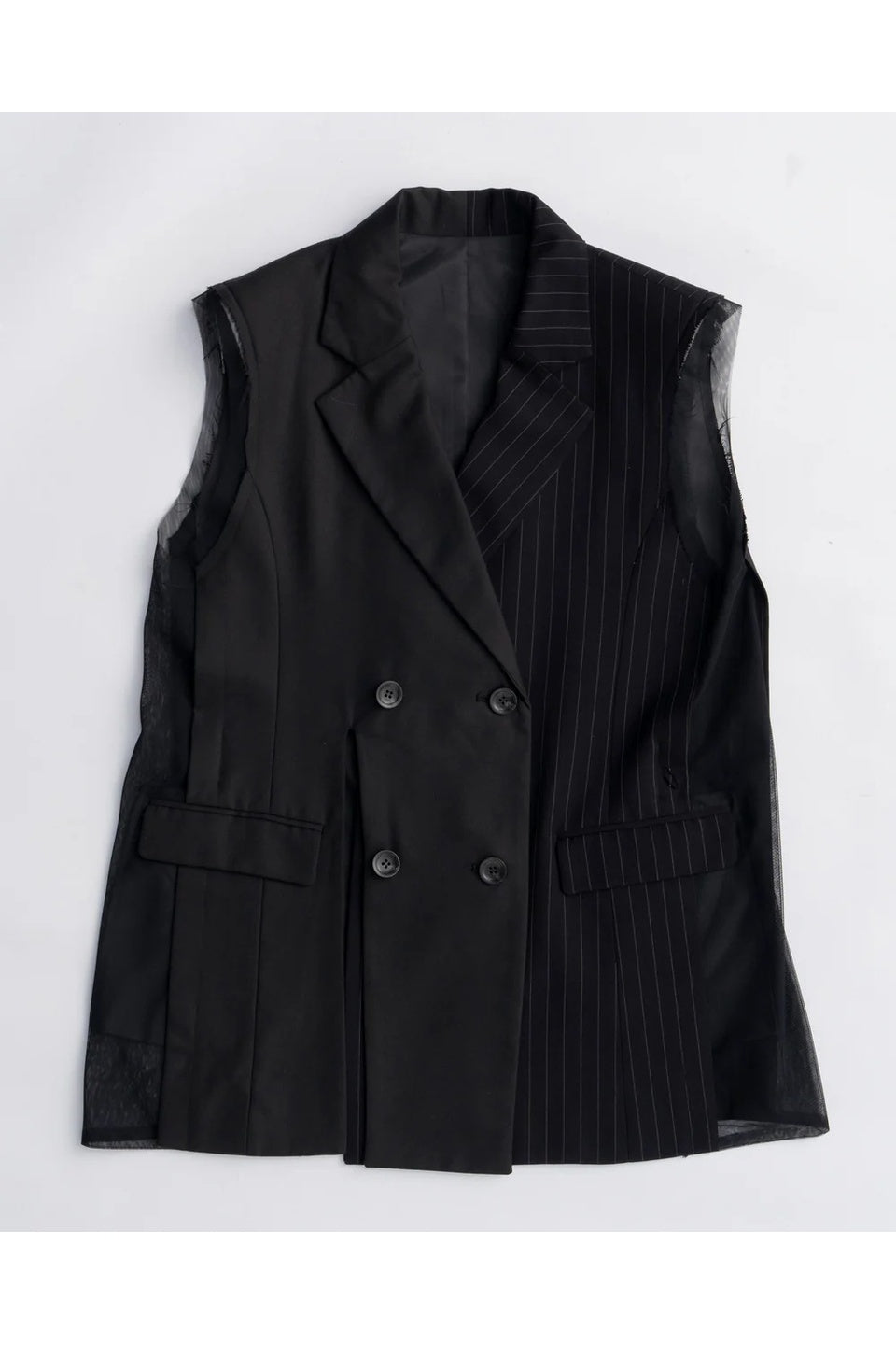 MAISON SPECIAL-【予約商品】Side Tulle Gilet-NOWALL