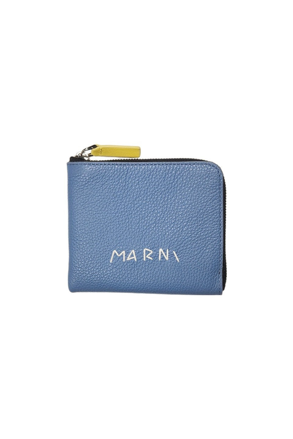 MARNI-ZIP ROUND WALLET/LEATHER MINI WALLET-NOWALL