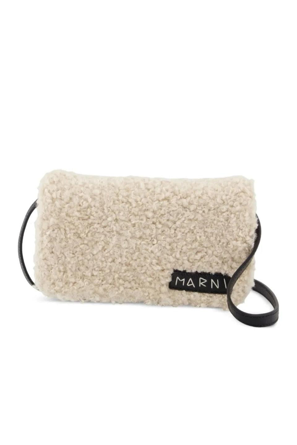 MARNI-faux-shearling crossbody bag-NOWALL