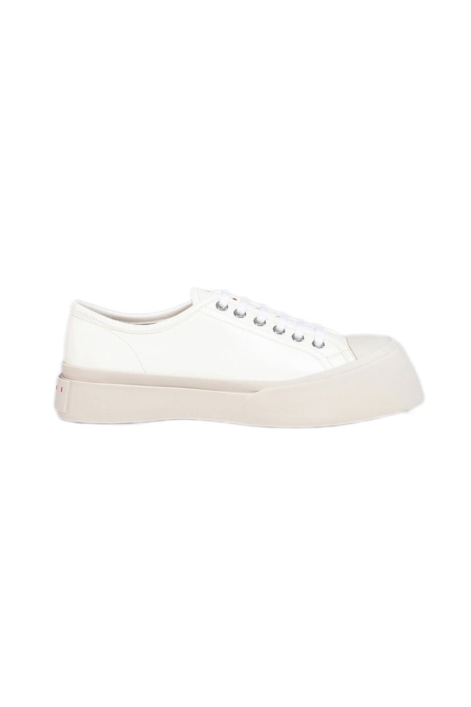 MARNI-White Nappa Leather Pablo Sneaker-NOWALL