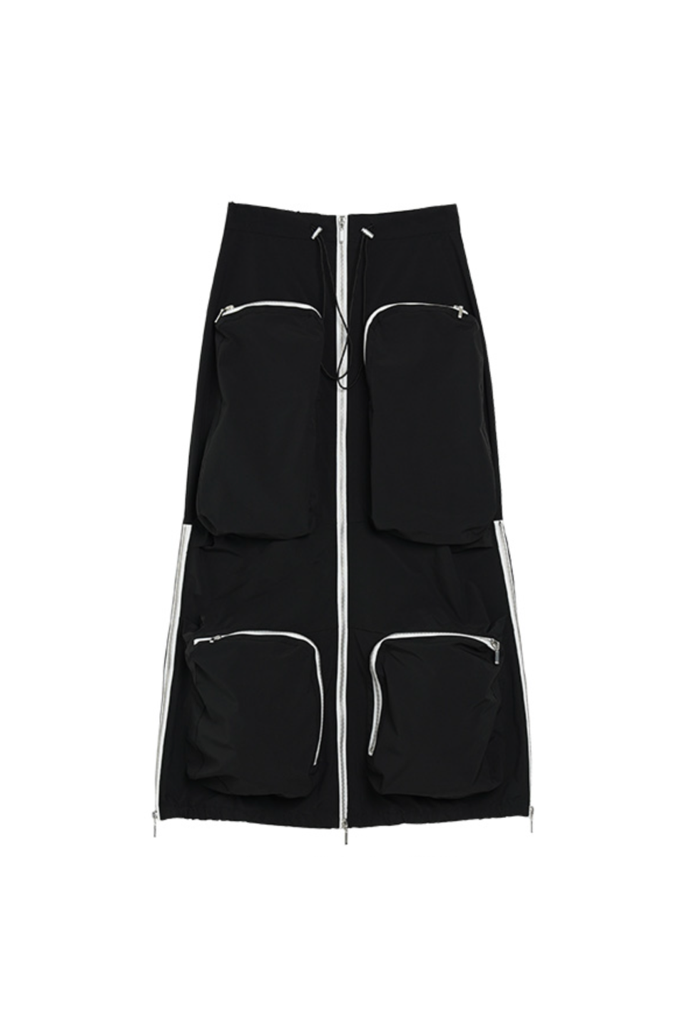 MICALLE MICALLE-zip poket skirt-NOWALL