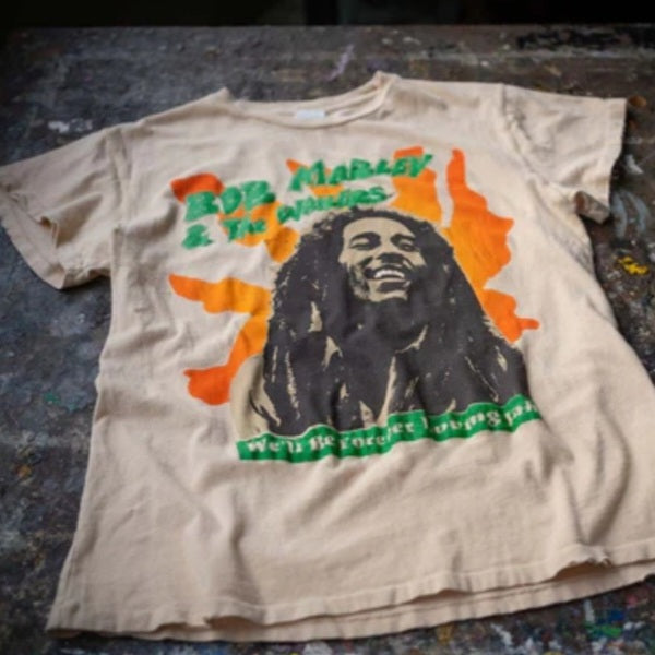 ＜GENDERLESS＞Bob Marley Forever Loving Jah TEE