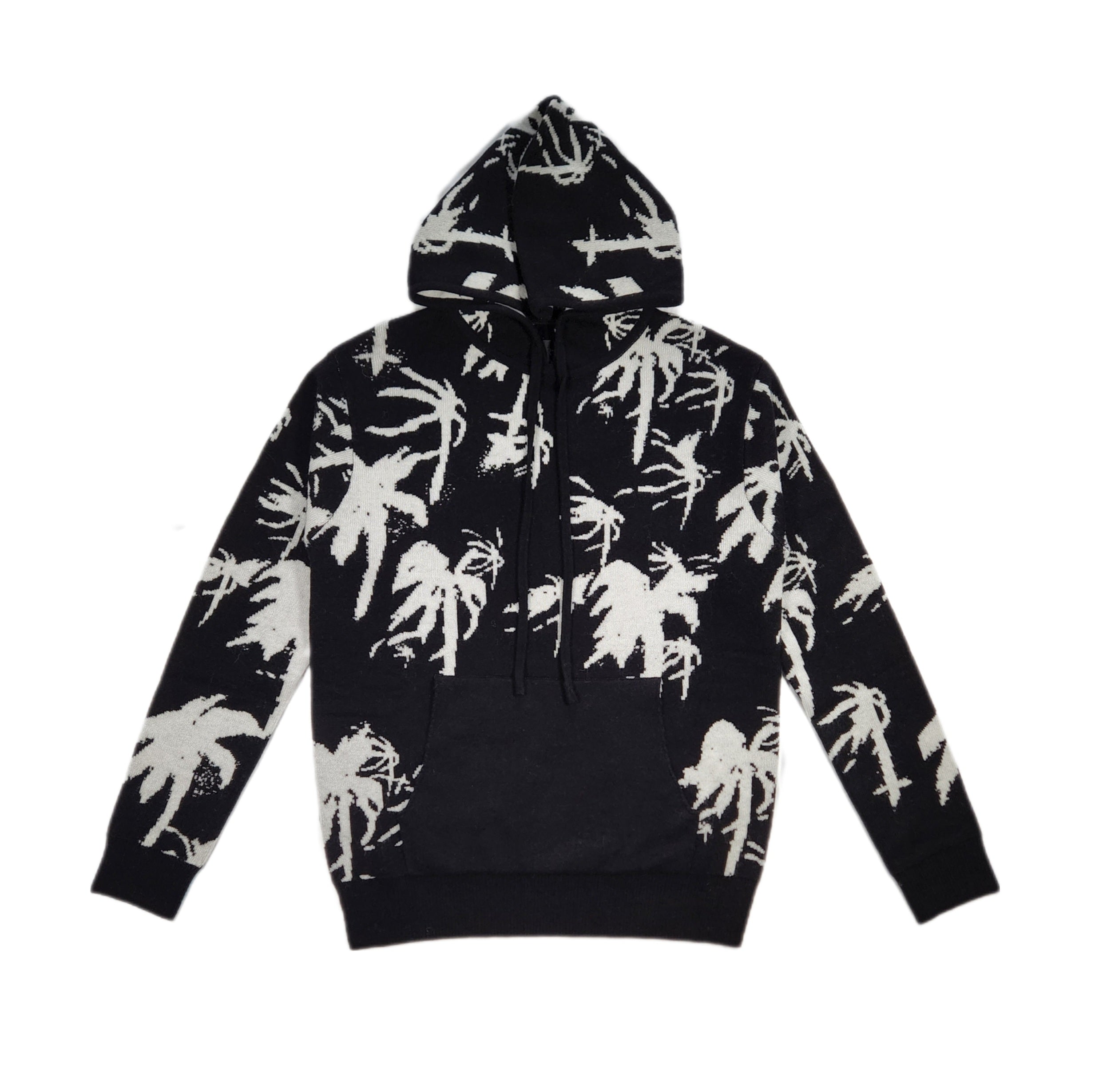 RtA-PALM TREE KNIT HOODIE-NOWALL