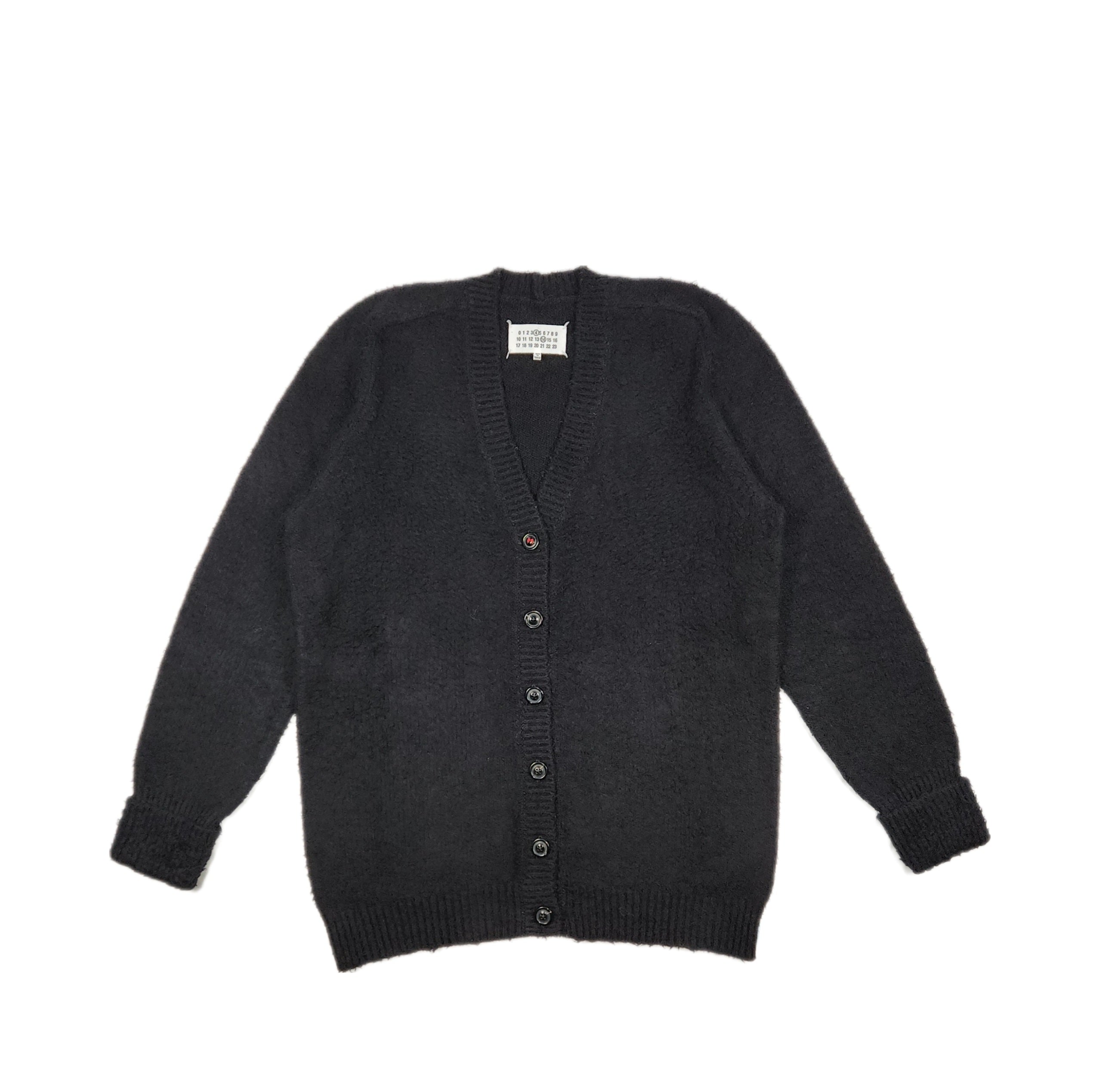 Maison Margiela-＜GENDERLESS＞OVERSIZED COTTON NYLON PILE KNIT CARDIGAN-NOWALL