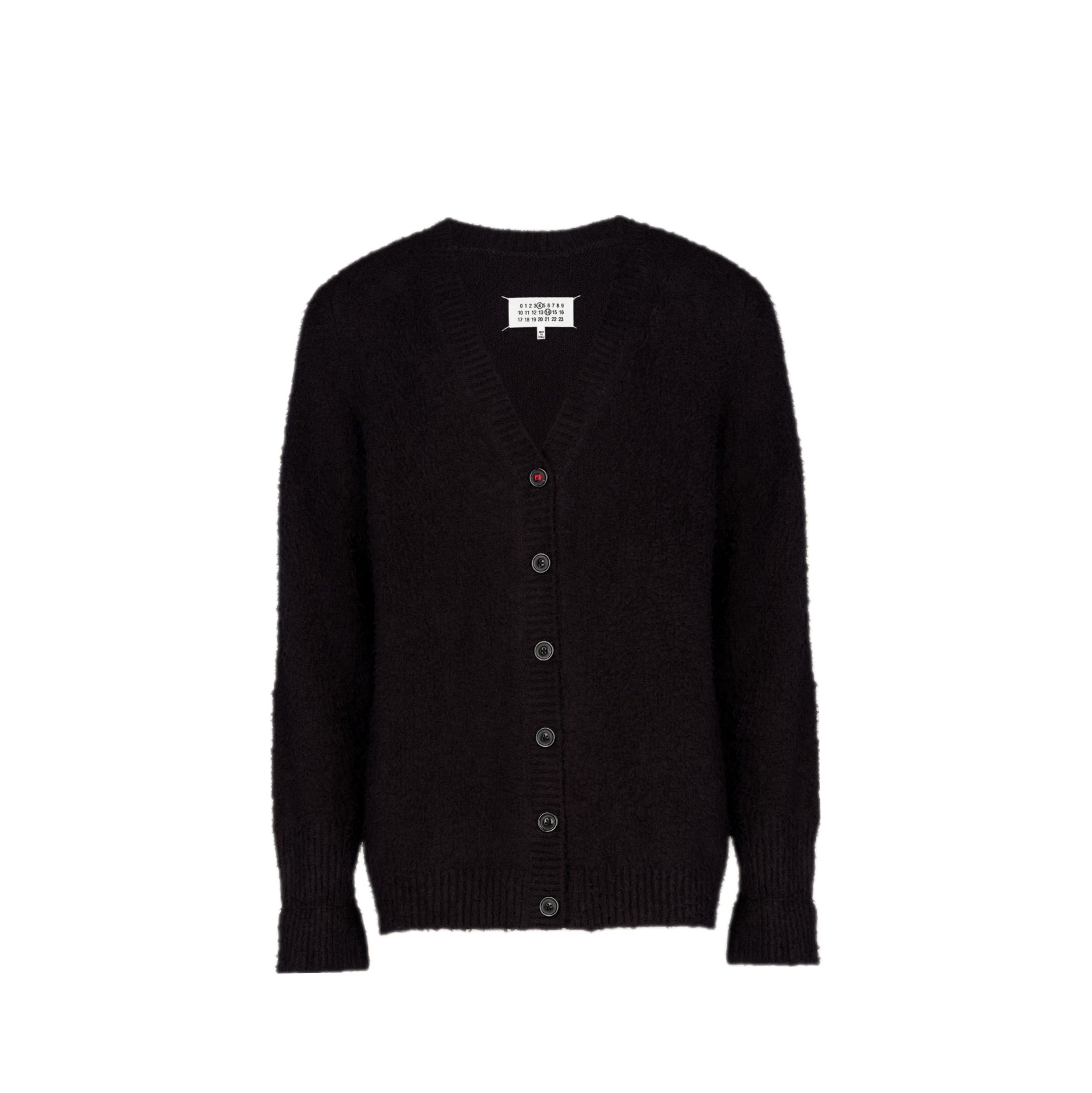 Maison Margiela-＜GENDERLESS＞OVERSIZED COTTON NYLON PILE KNIT CARDIGAN-NOWALL