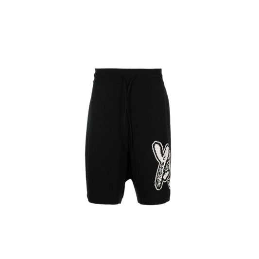 [Y-3] GRAPHIC KNIT SHORTS