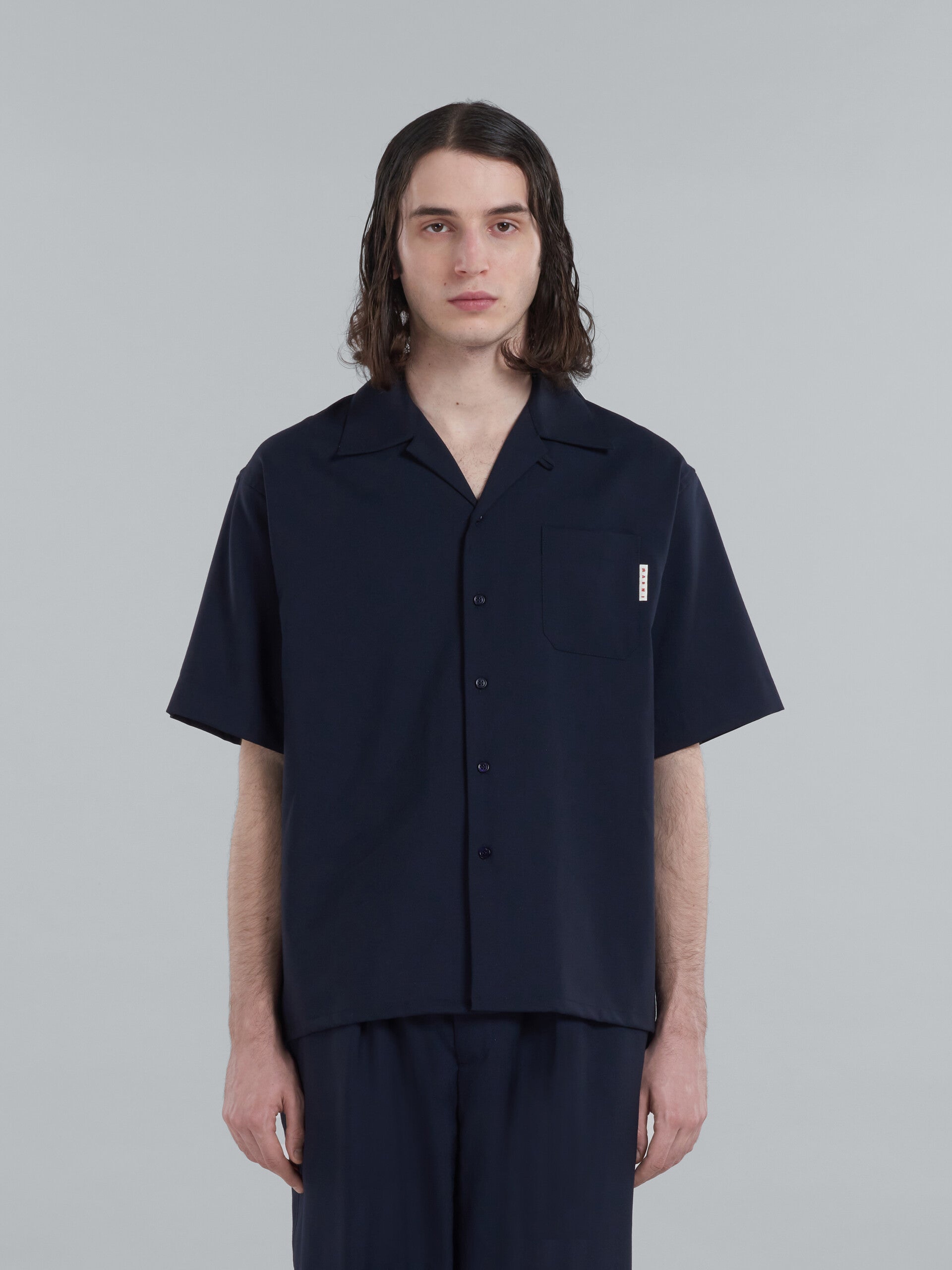 MARNI-TROPICAL WOOL BOWLING SHIRT-NOWALL