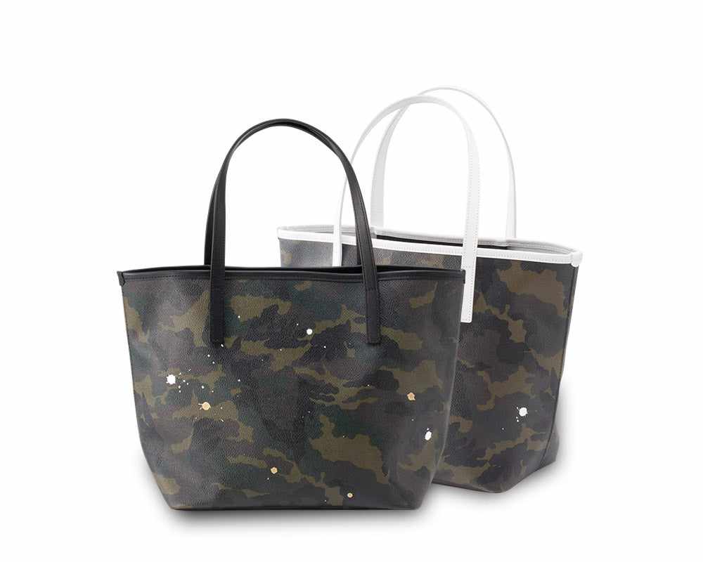 GENTIL BANDIT-TOTE BAG MEDIUM / KAHKI×BLACK-NOWALL