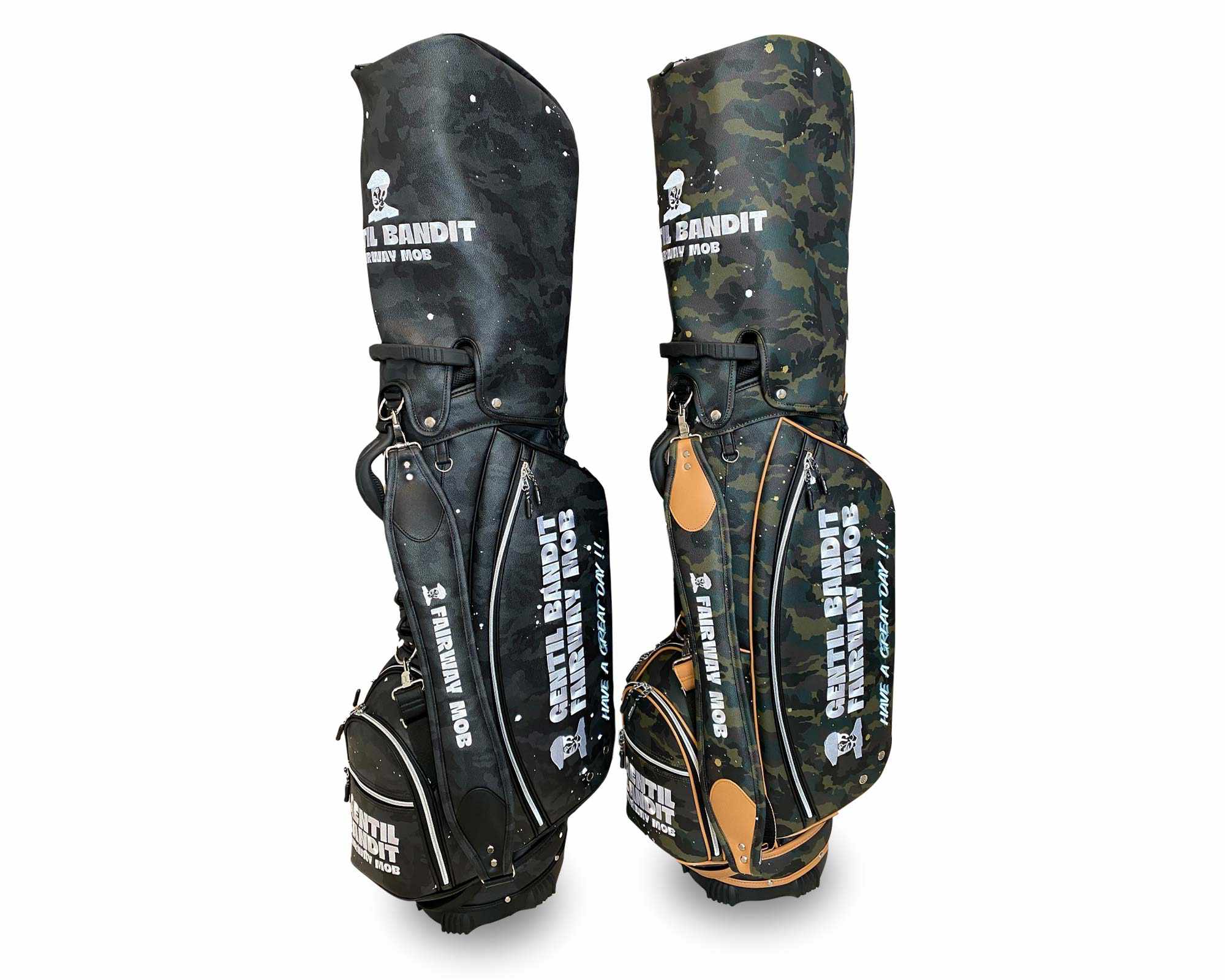 GENTIL BANDIT-FAIRWAY MOB GOLF BAG / BLACK KAMO-NOWALL