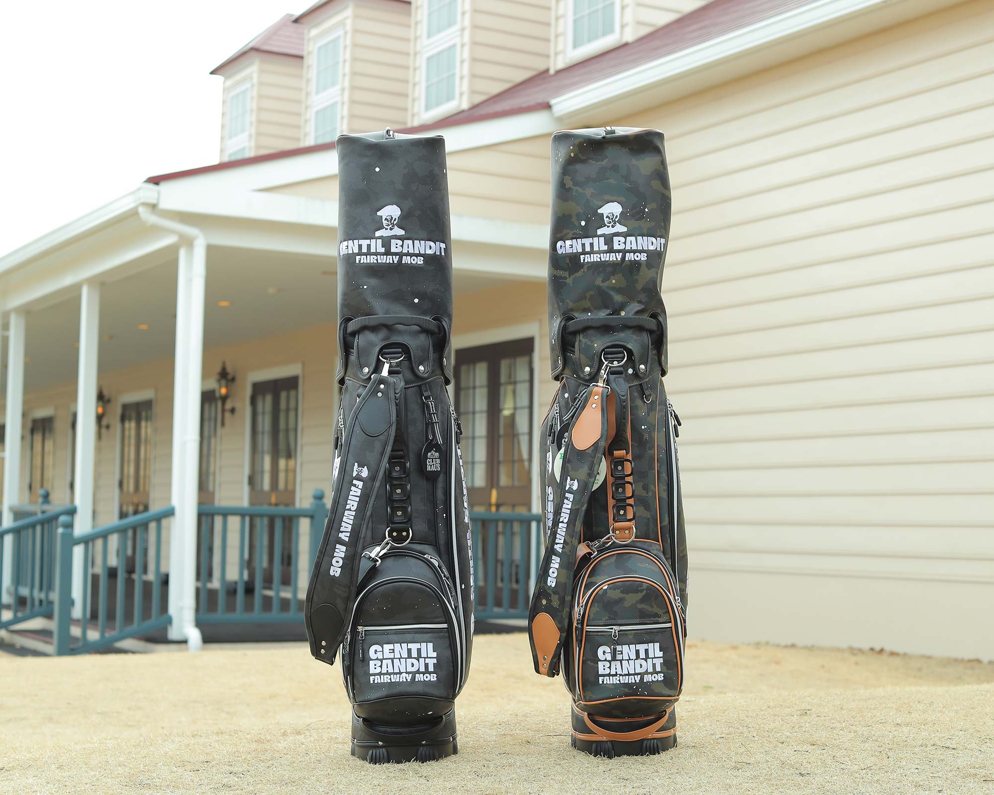 GENTIL BANDIT-FAIRWAY MOB GOLF BAG / KAHKI KAMO-NOWALL