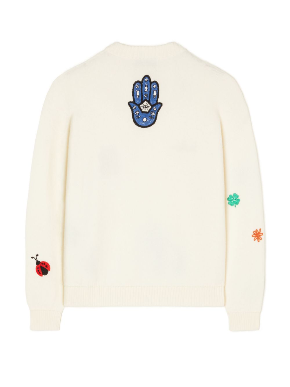 ALANUI-＜WOMEN'S＞LUCKY CHARM EMBROIDERED SWEATER-NOWALL